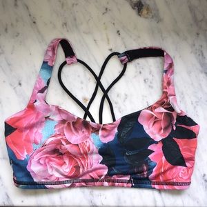 Lululemon Floral Sports Bra